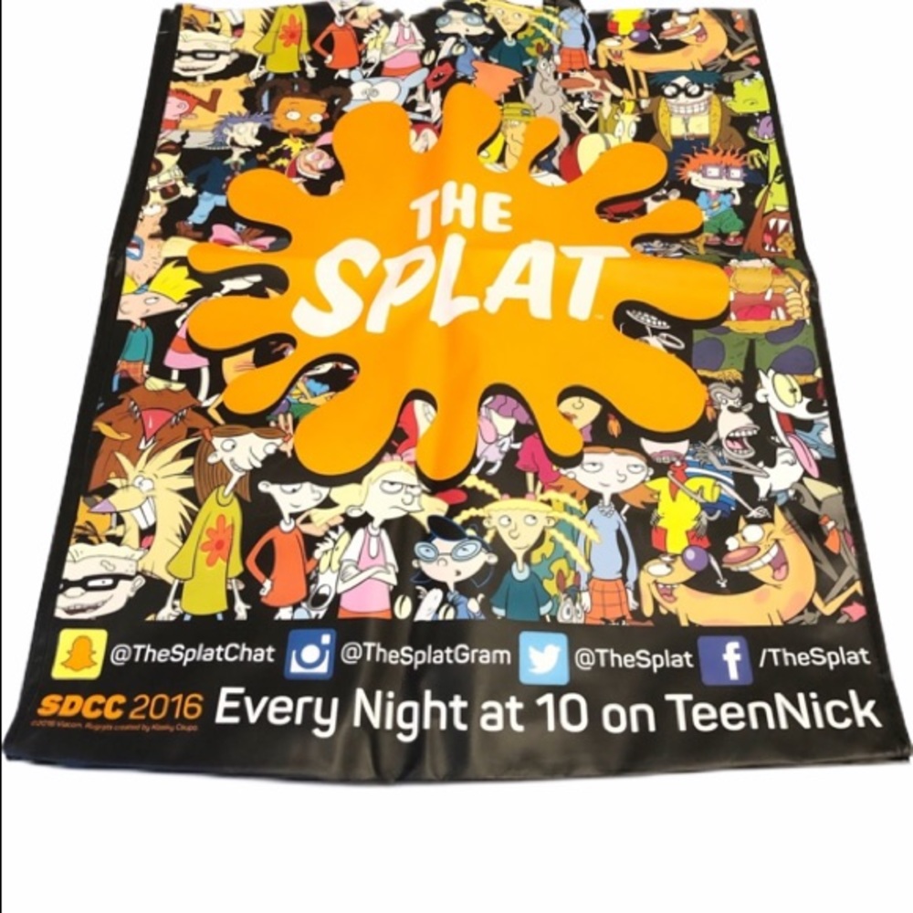 Nickelodeon Splat Comic Con Bag